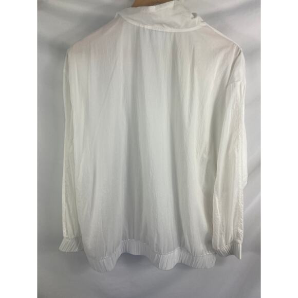 Adidas Adicolor Oversized Ripstop Track Jacket White Size Small - Picture 7 of 7